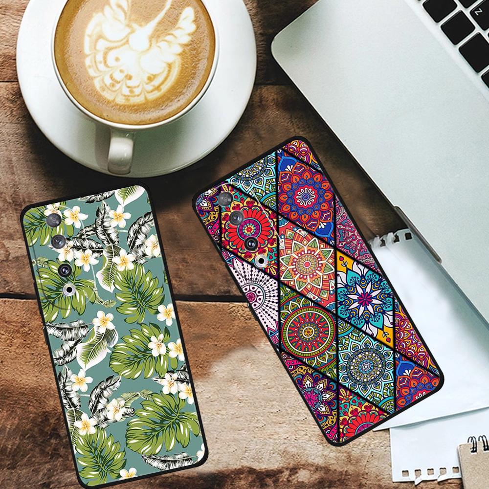 

Pattern Printing Phone Cover for Honor 90 TPU Case Anti-scratch Ocean Coral