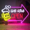We Are Open Bar Neon Beer Open Wall Dimmable Bar Light Sign for Man Cave Pub Restaurant Tavern Hotel Business Shop Decor