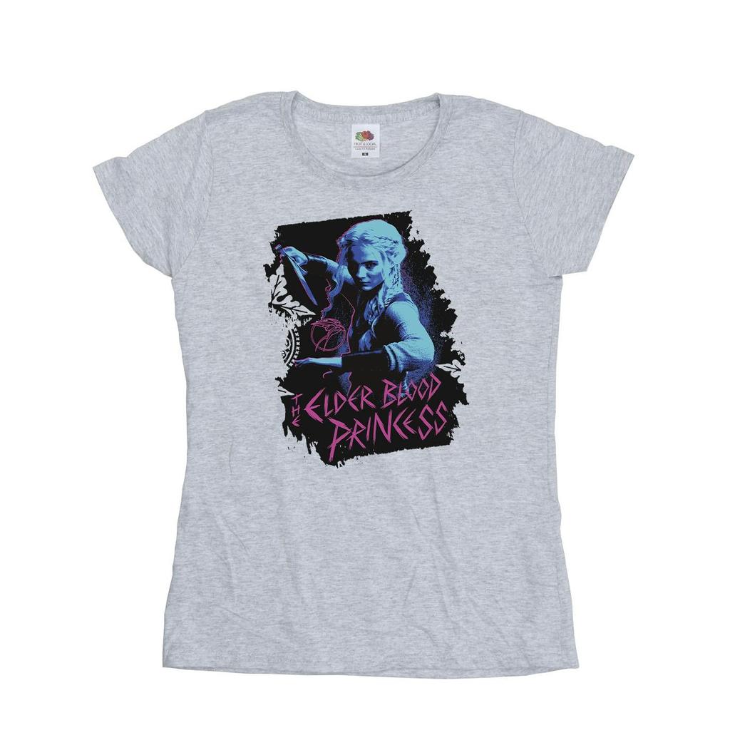 Netflix Womens/Ladies The Witcher Ciri Blood Princess Cotton T-Shirt