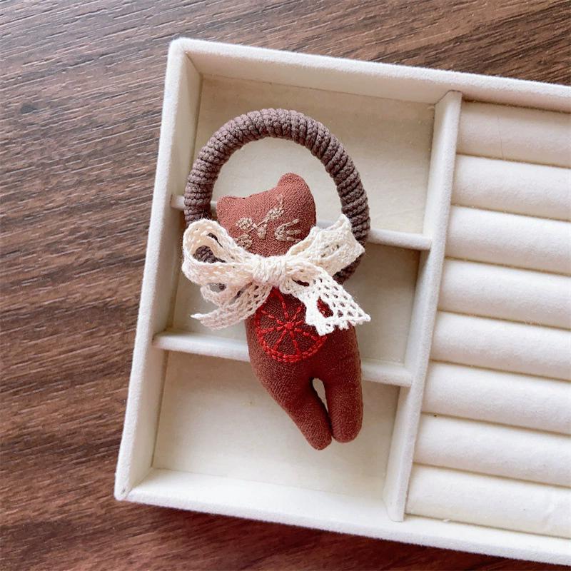 Kid Cute Animal Hair Tie Elastic Rabbit Hair Rubber Bands for Girls Baby Elephant Hair Rope Child Hairbands Hair Accessories
