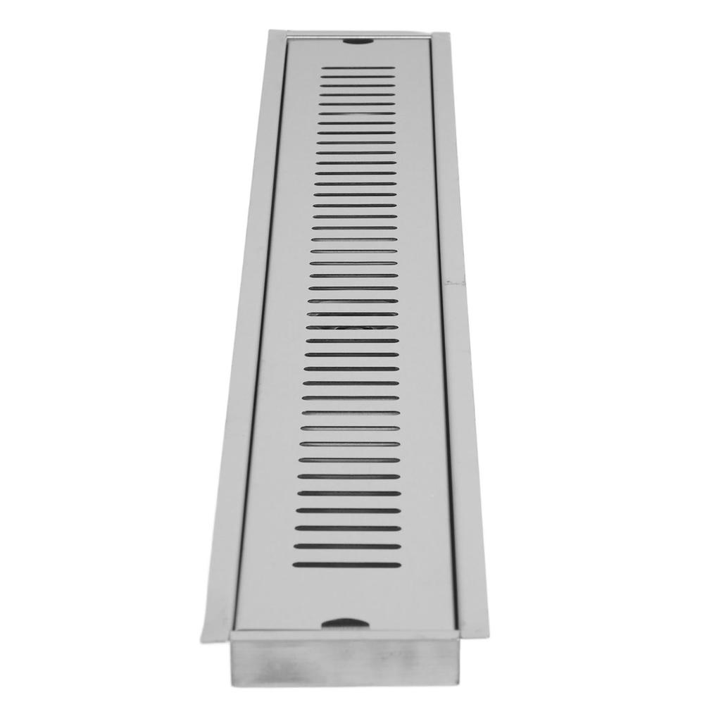 Linear Drain 304 Stainless Steel Large Discharge Capacity Prevent Clogging Shower Floor Drain for