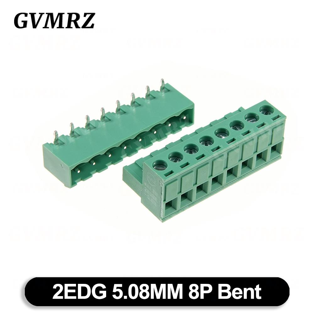 5Set/lot KF2EDGK Terminal Block Male Female 5.08 mm Plug-in Seal PCB Connector 2EDG PCB 2P 3P 4P 5P 6P 7P 8P 9P 10P 12P