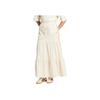 Adidas Originals Striped High-Waisted Loose Long Casual Skirt Women skirts White KC0768