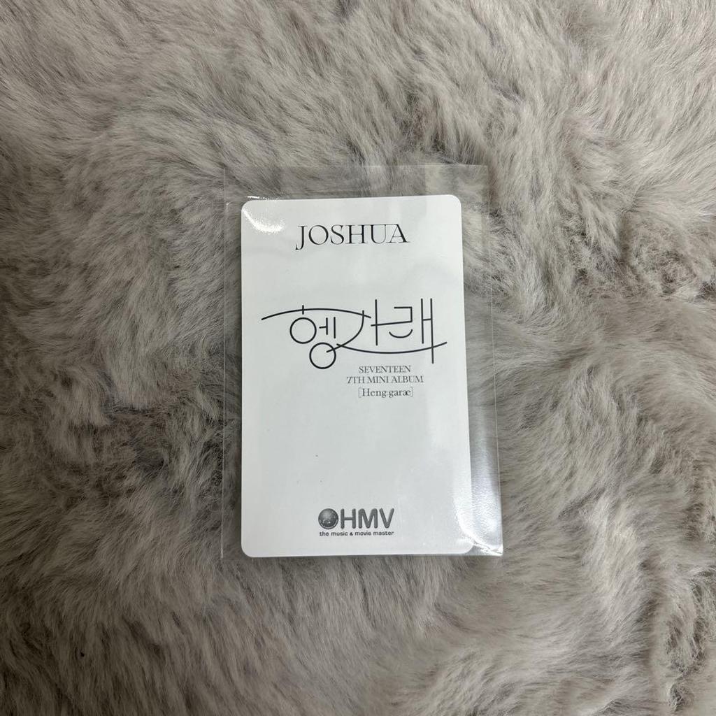 [USED] SEVENTEEN Joshua Trading Card