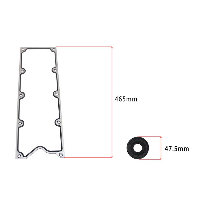 Valley Pan Cover Plate Gasket Seal 12558178 For LS LQ4 LQ9 Buick Cadillac Chevrolet GMC Hummer Pontiac 5.3L 6.0L 5.7L 4.8L