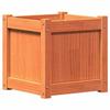 VidaXL Jardinière cire marron 40x40x40 cm bois de pin massif 837408
