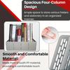 Splicable Plastic Desktop File Rack Vertical A4 Document Holder Multi-grid Magazine Organizer Office Stationery Storage