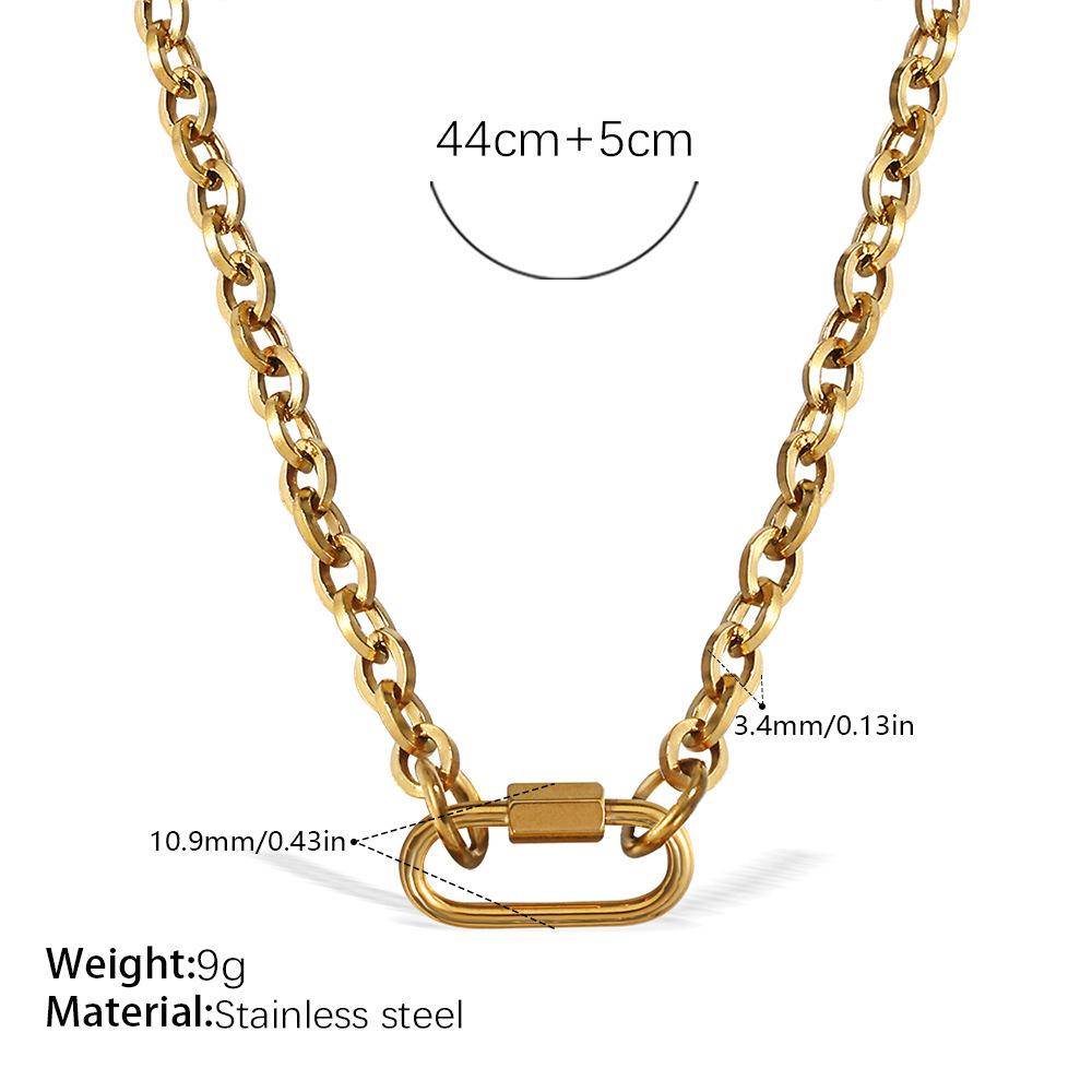 Japan And South Korea Fashion Niche Bracelet Necklace Women'S Personality Design Versatile Jewelry Does Not Fade Popular Trend