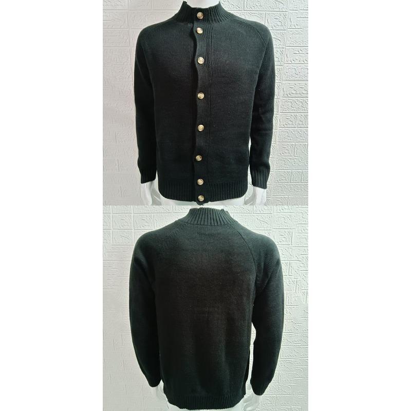 Slim-fit Sweater with Stand-up Collar