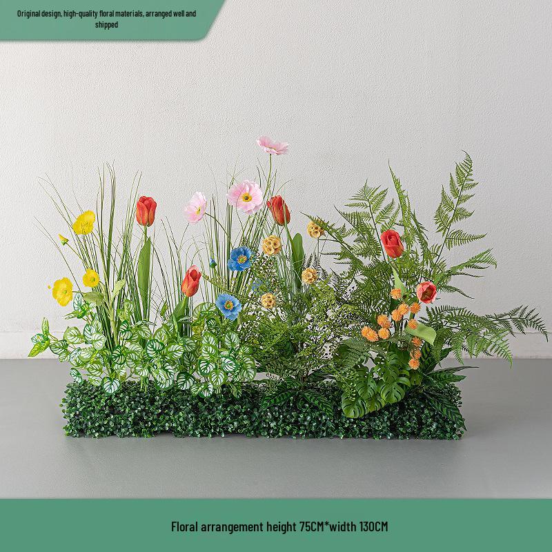 Greenery and Floral Art Installation for Open Spaces and Window Displays