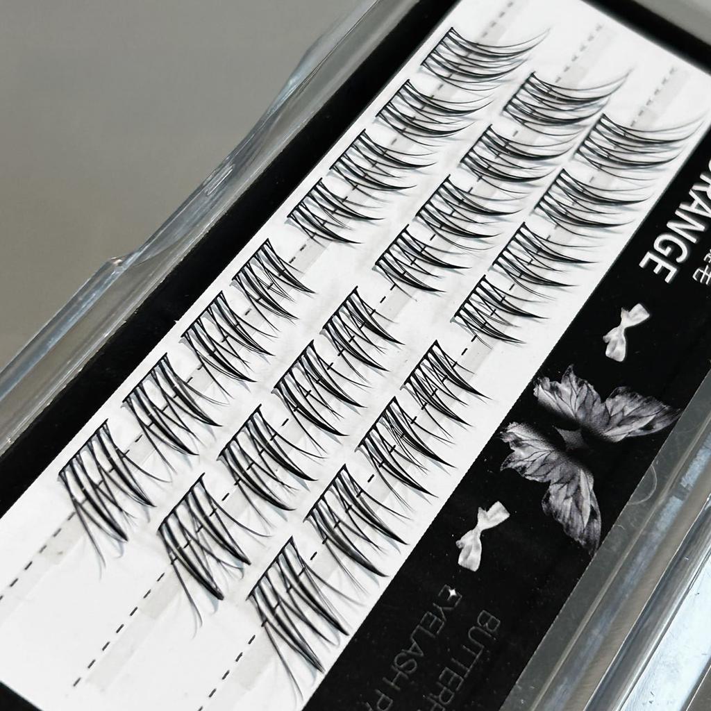 Pre Glued DIY Curling Eyelash Clusters Fluffy Single Cluster False Eyelashes Ideal for Cosplay and Costume Parties