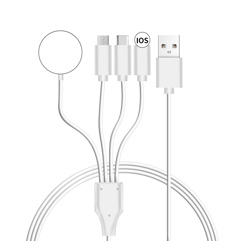 Apple Watch iOS 10 Wireless Charger: 1-to-4 with Decoding Chip for iWatch S9