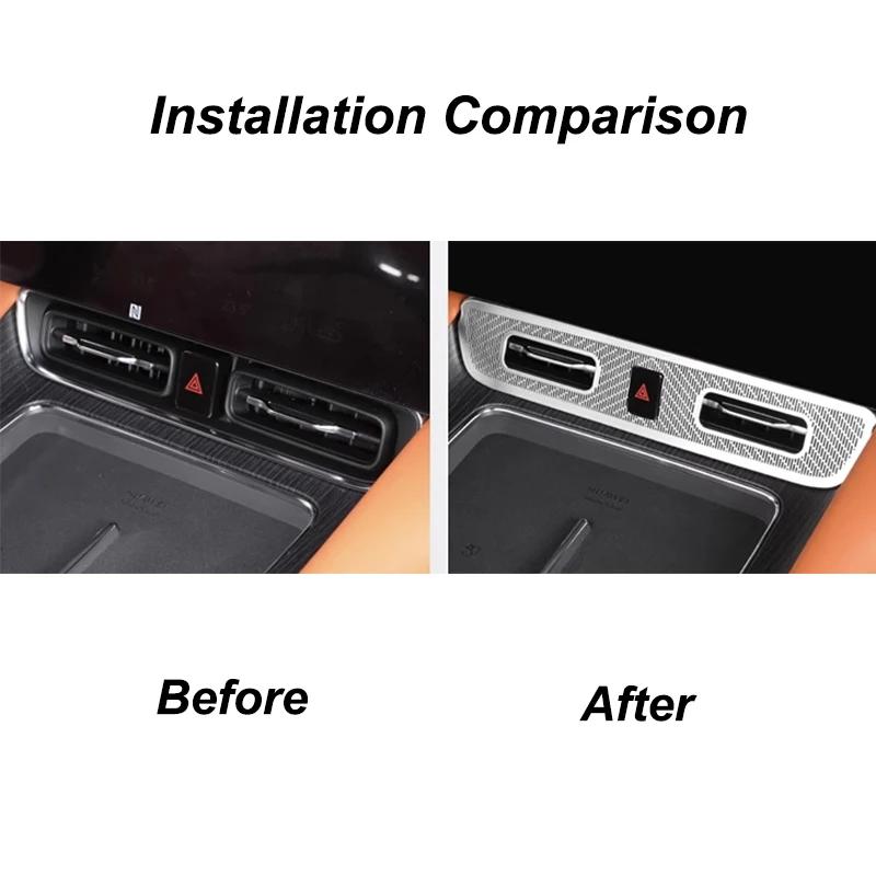 For AITO M8 Seres 8 2025 Front Rear Air Vent Cover Center Console Armrest Box Back Conditioner Outlet Filter Grille Protector