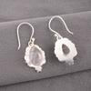 Rose Quartz Gemstone 925 Sterling Silver Earrings Handmade Jewelry Wedding Gift EE-163-35