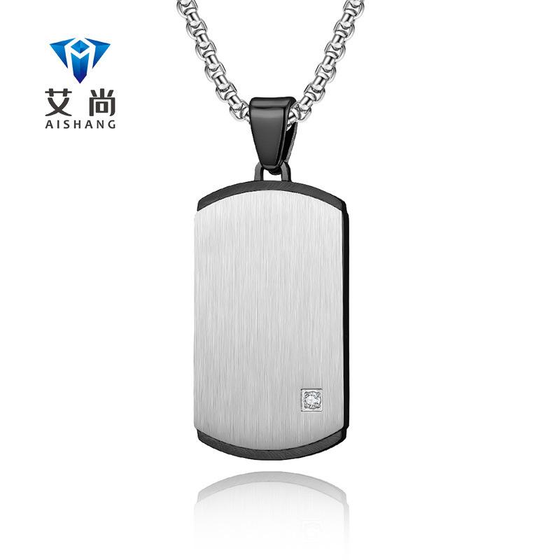 Pendant Stainless Steel Apparel Accessories Men s Necklace Fashion Trend Titanium Steel Necklace
