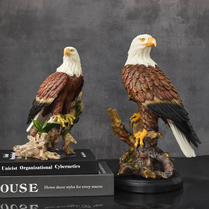 Eagle Series Statue Resin Ornament, Home Decor Office Decor Statue, Symbol of Wealth Freedom Power, Birthday Holiday Gift