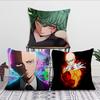 Cushion S-Saitama Tatsumaki Anime Cover Pillow Case Room Bedroom O-One Sofa Living Backrest Car Man Square Punch Headboard