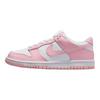 Nike Dunk Low GS Rosa Medio Morbido Sneakers Bambino Bianco FB9109-125