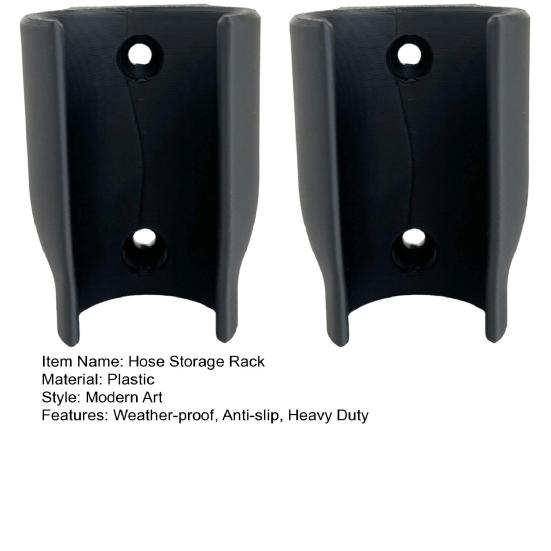 2 ks Nástěnný držák na hadici Odolný proti povětrnostním vlivům Protiskluzový Venkovní Zahrada na dvorku Trávník Zahradničení Držák pro uložení stříkací trysky na vodu