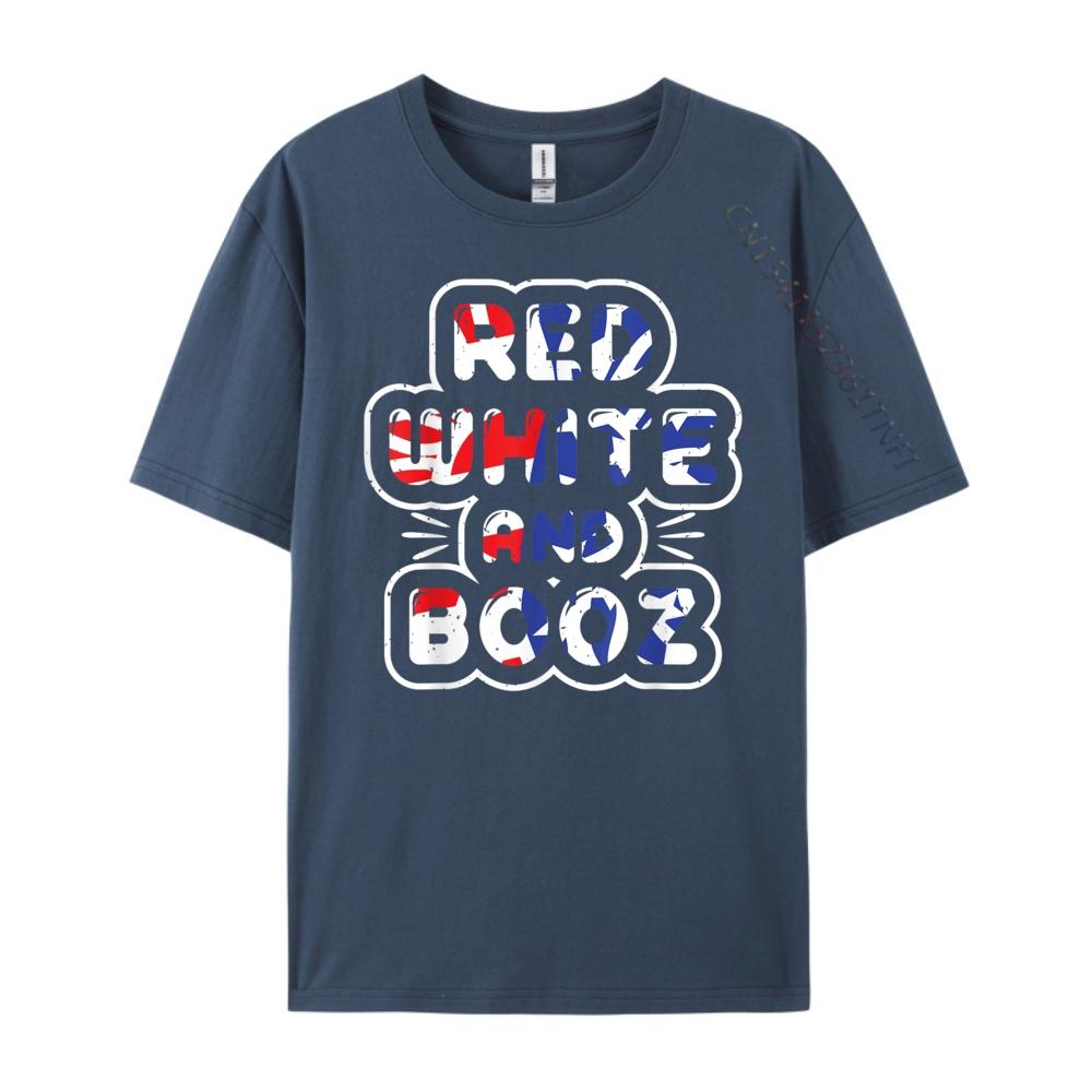 

Funny Red White Drink Happy 4th Of July Designer T Shirt Men Sale Tops Tees Creative Camisas De Hombre 4XL