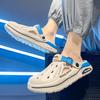 Sommer Herren Clogs Rutschfest Dicksohlige Freizeitschuhe Oberbekleidung Strand Weichsohlige Baotou Hausschuhe Herren Hausschuhe Sandalen