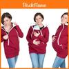 Cozy And Warm Mom's Maternity Kangaroo Hoodie Mum Dad Baby Wrap Carrier Pet Holder
