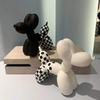 Colorful Resin Balloon Dog Ornament for Desk or TV Cabinet