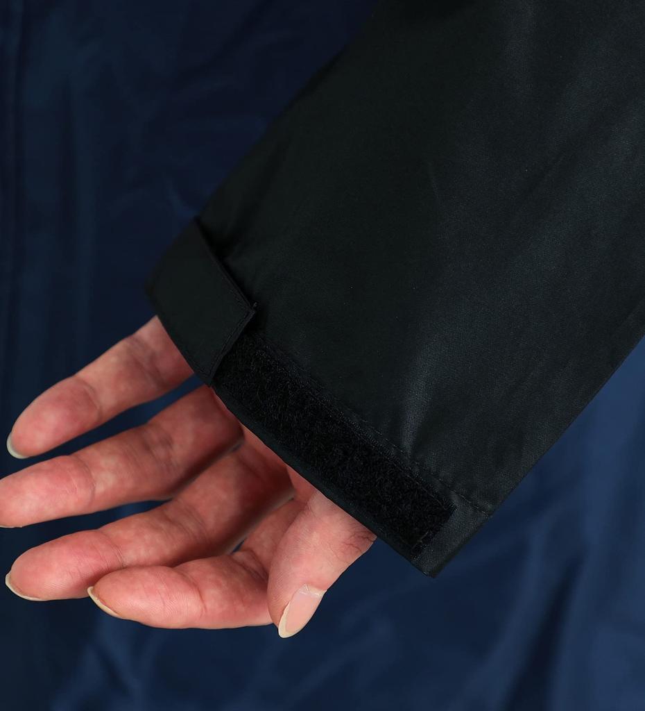 EDWIN Langer Regenmantel M, Regenmantel, Ausrüstung, Wasserdicht, Herren, Marineblau,