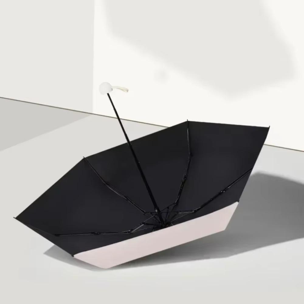 Reinforced Umbrella Rack Capsule Foldable Umbrella Windproof Rain Umbrella Sunshade Umbrella  Women