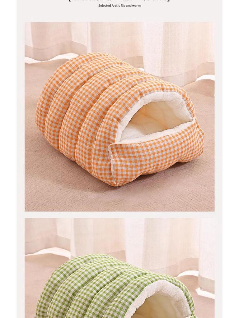 Four Seasons Washable Cat & Dog Bed: Warm, Enclosed, All-Season Nest