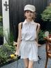 Spring/Summer 2026 Sexy Sleeveless Waist-cinching A-line Mini Dress for Women