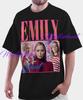 T-shirt Emily Blunt Comfort Colors, Maglietta Vintage Retro per Fan