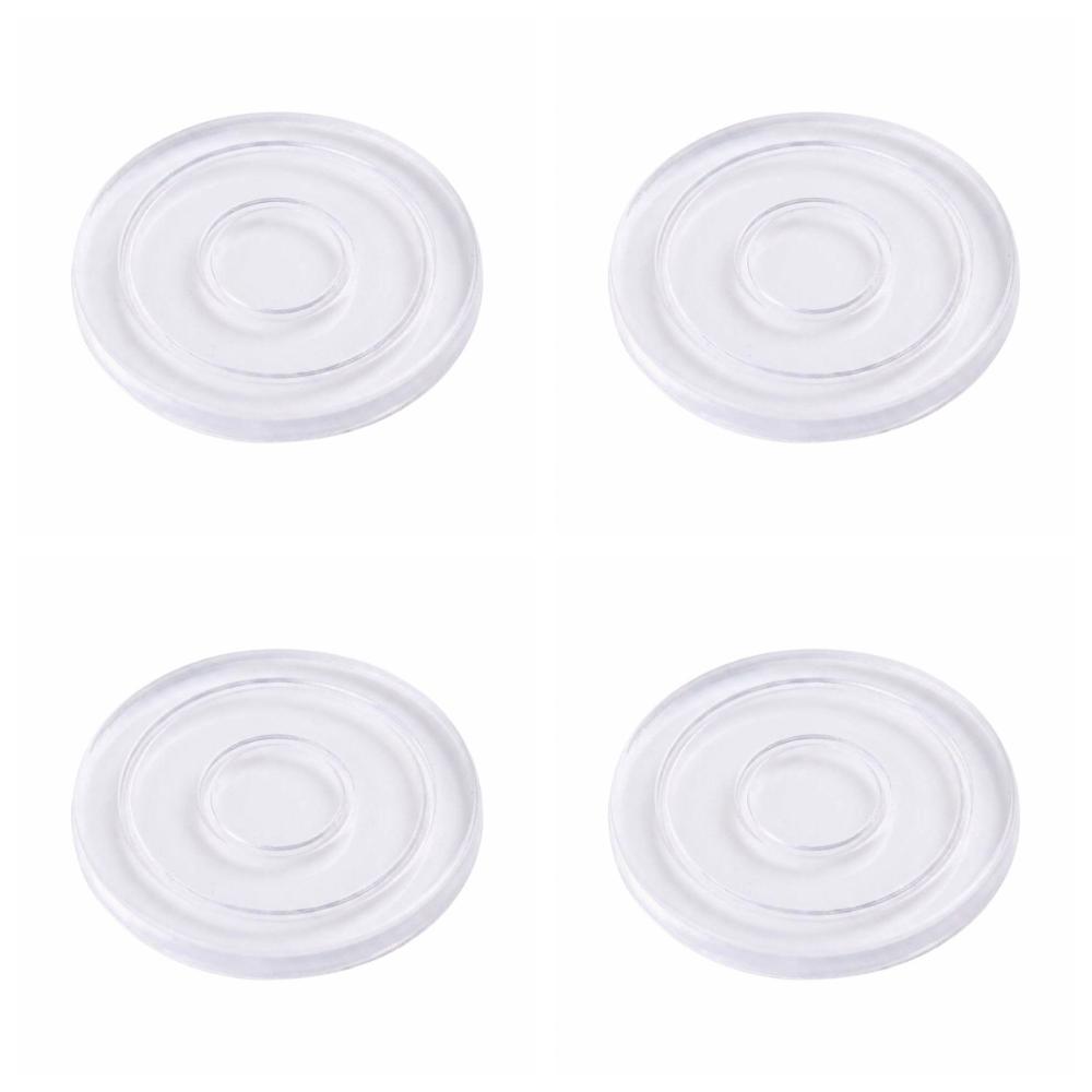 4Pcs Self Adhesive Silent Table Foot Mat Transparent Sofa Chair Foot Fixed Pads  Sofa Corner