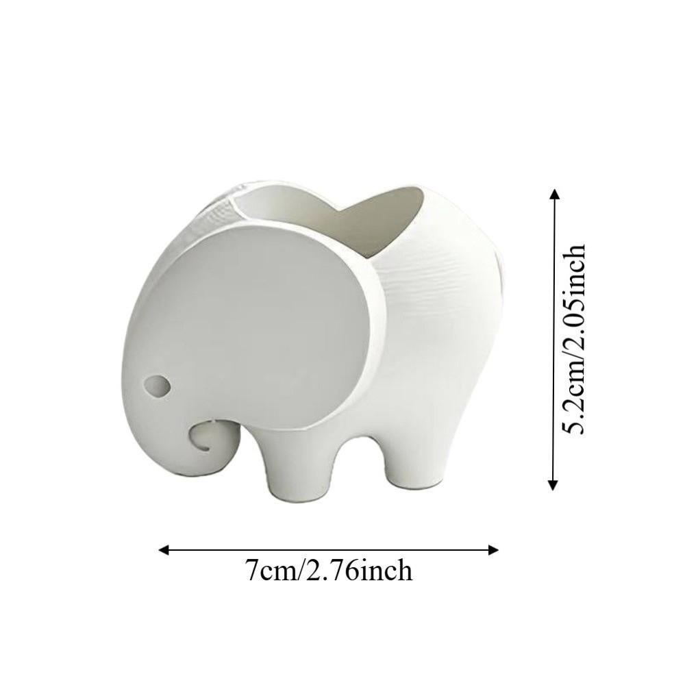 Animal Design 3D Printed Elephant Flowerpot Small Cactus Plant Holder Living Room TV Cabinets