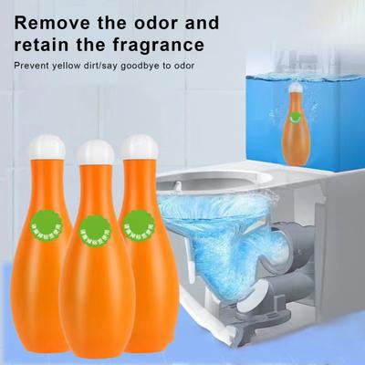 Toilettenreiniger, automatischer, langanhaltender Toilettentank-Erfrischer, kraftvoller Reinigungs-Bowling-Blue-Bubble-Desodorierungs-Toilettenschüssel-Erfrischer