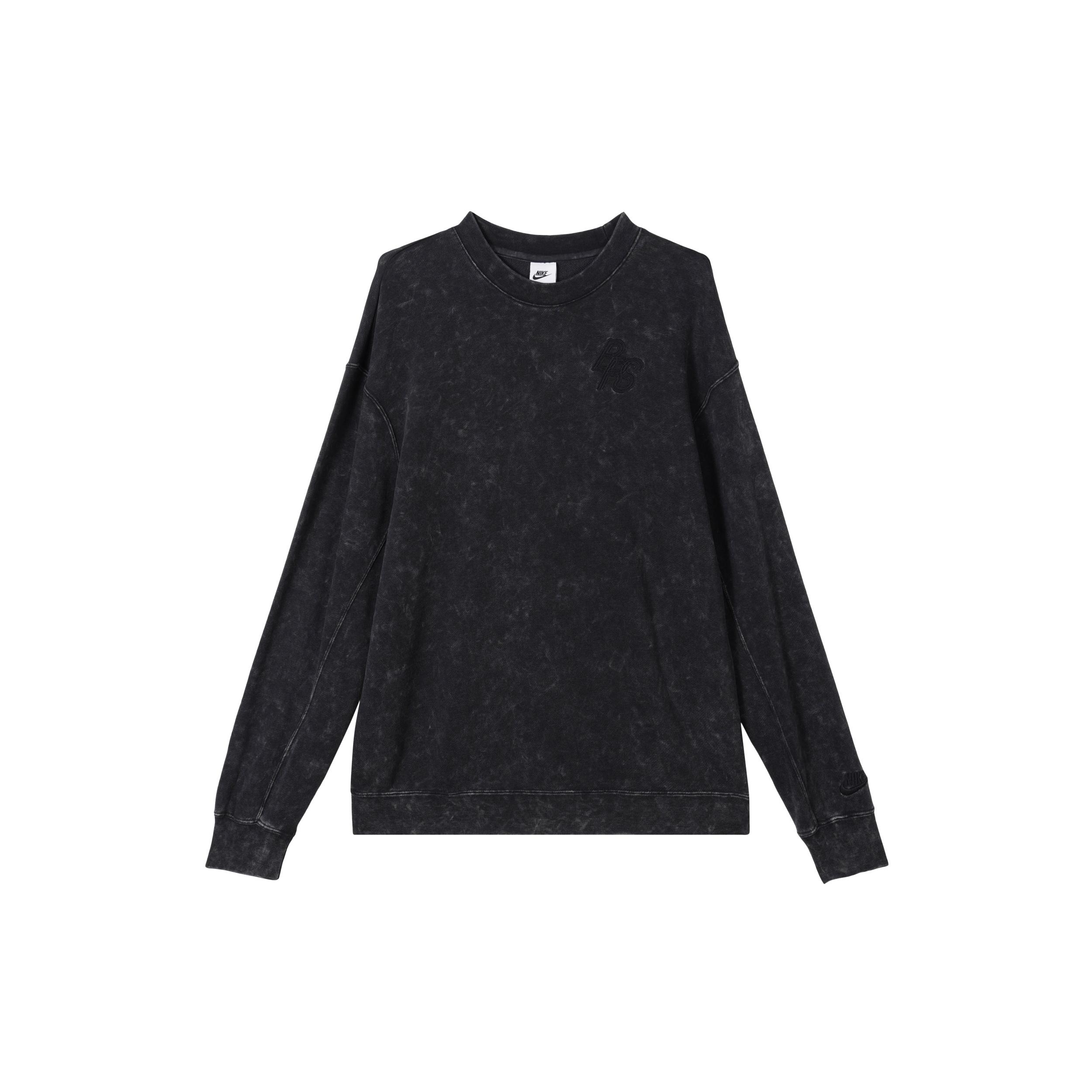 Nike Sportswear Knit Sweatshirt Asia Sizing Black Men s HQ6037-010 XL