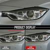 For BMW F30 3-Series Accessories Carbon Fiber Headlight Eyebrows Eye Lid Sticker