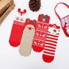 4 Pairs New Winter Cute Christmas Socks Three-dimensional Cartoon Decorative Cotton Middle Tube Socks Christmas Gift Socks Woman