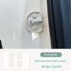 For Geely EX2 Car Door Lock Protection Cover Original Car Color Silicone Car Door Decorative Shock Absorber Sticker Accessories