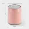 Creative Desktop Trash Home Press Type Elastic Lid Mini Bedside With Lid Storage Bin Kitchen Bathroom Garbage Basket Supplies