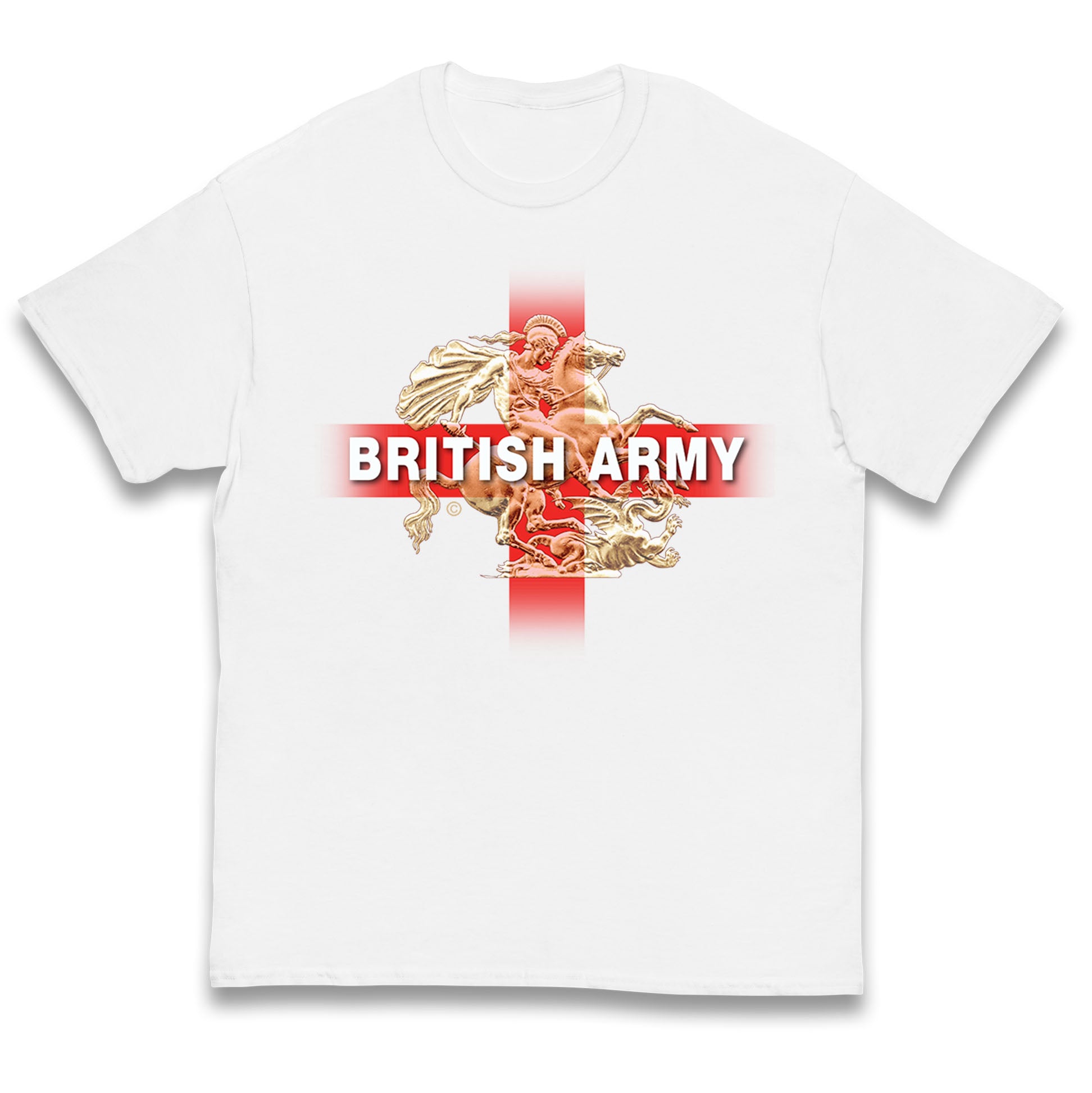 British Army St George & The Dragon Kids T Shirt 100