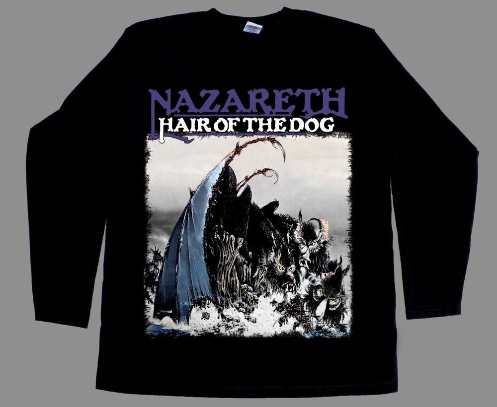 Nazareth haar van de hond75 nieuw zwart kortlang mouw t-shirt 34xl