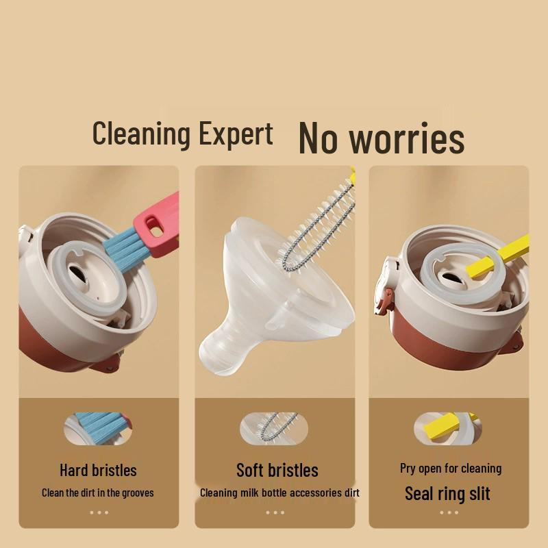 Petal Multi-Functional Groove & Gap Cleaning Brush for Baby Bottles & Cups