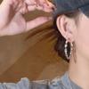 111 Silver Needle Design Sense Wave Twist Texture Earrings Fashion Light Luxury Elegant Earrings Retro Premium Earrings