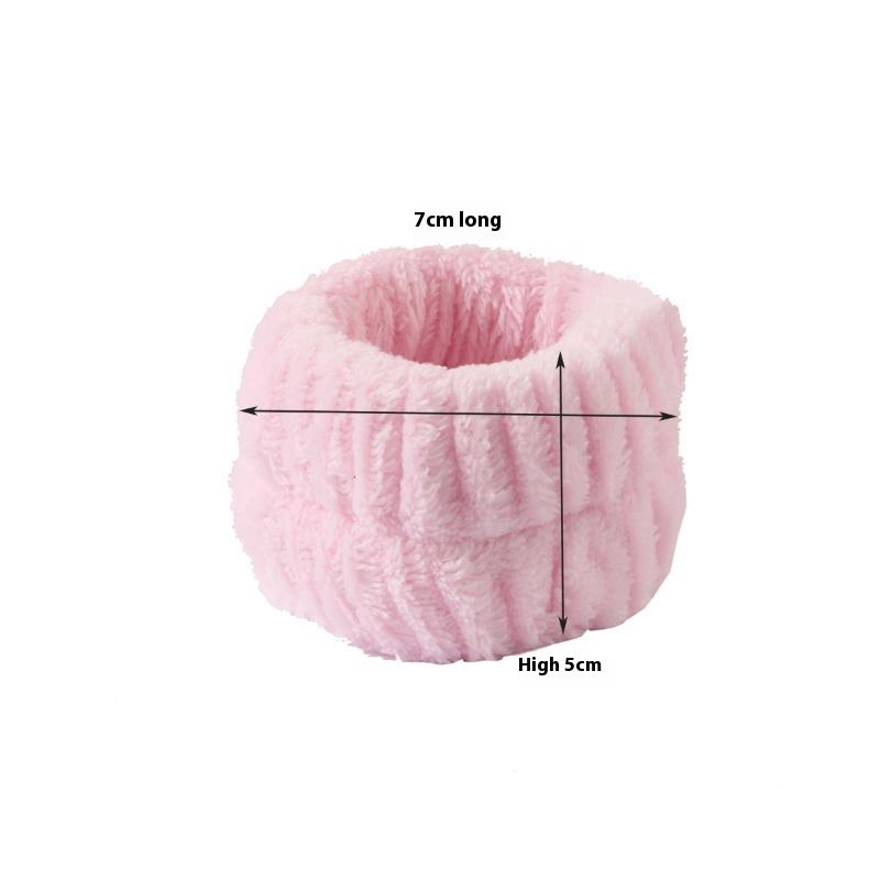 3-piece Sweat-absorbing Wristband Set for Women, Face Wash Headband, Headband and Hair Accessories