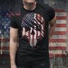 Skull Flag Custom Inspired Graphic Skull T-Shirt Top S-3XL