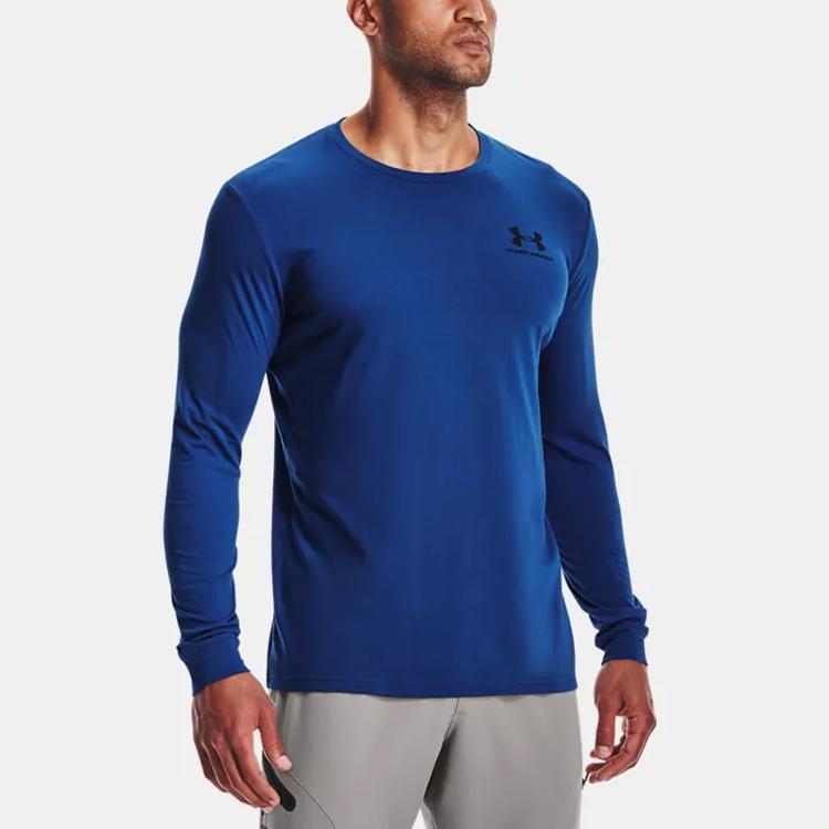 Under Armour Casual Training T-Shirt Men tops Blue 1329585-432