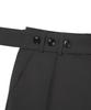 Sinkia Curved Pleated Tailored Trousers Slate Grey