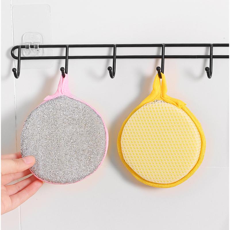 Thickened Double Side Sponge Dishwashing Reusable Washable Cleaning Tools Kitchen Sponges for Washing Dishes Tableware Pan Brush