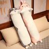 Cartoon Animal Plush Toys Soft Long Sleep Pillow Dinosaur Cat Rabbit Husky Stuffed Doll Cushion Gift for Kids